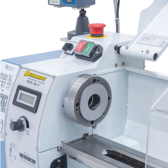 Tour d'établi Bernardo Profi 300 V 230 V avec indicateur digital 2 axes DT 40 13