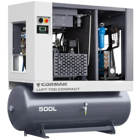 Compresseur à vis + déshumidificateur - LUFT 700 COMPACT - 500L CORMAK
