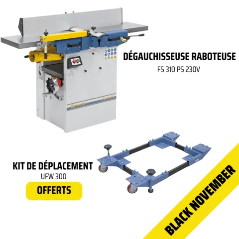 Dégauchisseuse Raboteuse hélicoïdale Bernardo FS 310 PS 230v