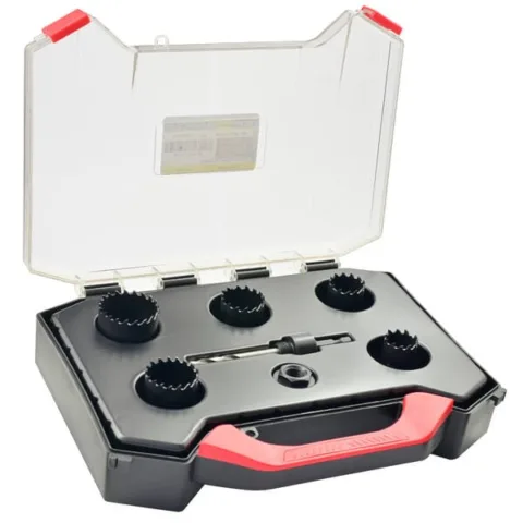 Coffret de scies cloches Ø22 à 38mm HSS-M42 Co8% Bi-Métal Exocutt 01