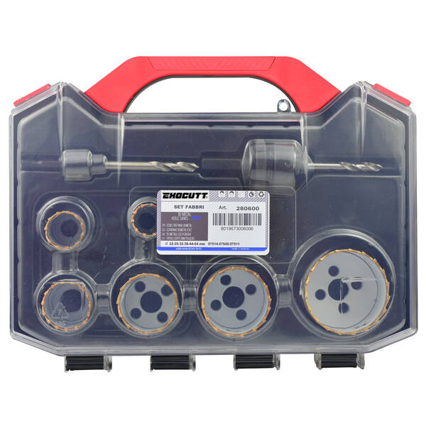 Coffret de scies cloches Ø22 à 54mm TCT M31 Bi-Métal Exocutt 04