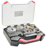 Coffret de scies cloches Ø22 à 64mm TCT M3 1 Bi-Métal Exocutt 01