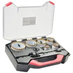Coffret de scies cloches Ø22 à 64mm TCT M3 1 Bi-Métal Exocutt 01