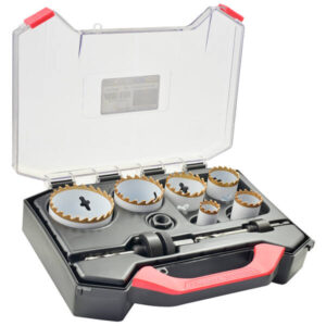 Coffret de scies cloches Ø22 à 64mm TCT M3 1 Bi-Métal Exocutt 01