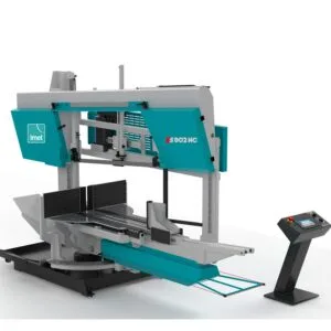Scie à ruban semi-automatique à double colonne IMET KS 802 NC