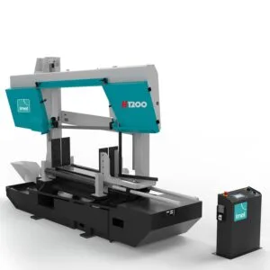Scie à ruban semi-automatique à double colonne pour coupes à 90° IMET H 1200