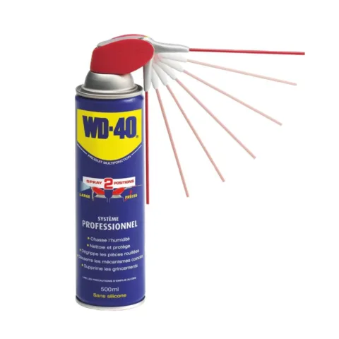 Dégrippant multifonctions avec tête 2 jets - aérosol 500ml
