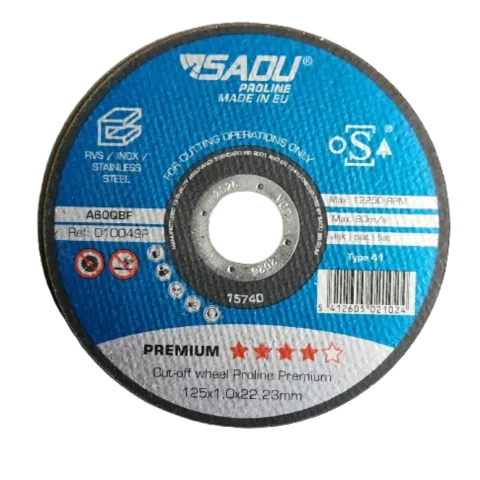 Disque à tronçonner inox acier Proline Premium 125x1.0mm