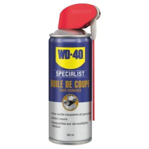 Huile de Coupe WD40 – Tête 2 Jets – Aérosol 400ml