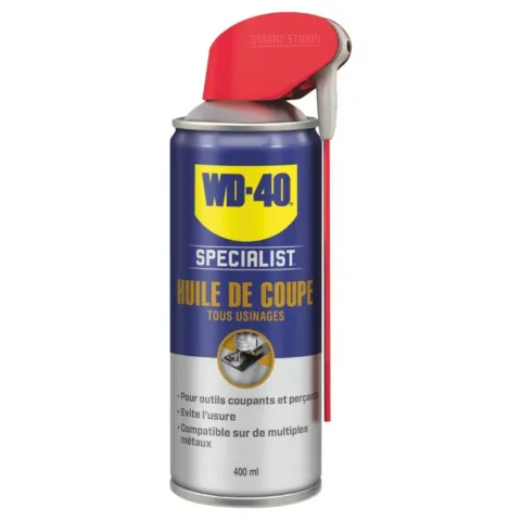 Huile de Coupe WD40 – Tête 2 Jets – Aérosol 400ml