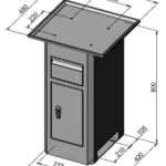 Socle pour perceuse et fraiseuse Bernardo BF 2 Deluxe 03